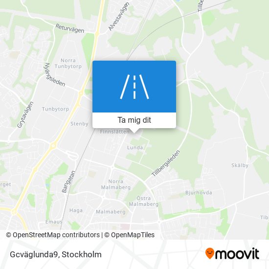 Gcväglunda9 karta