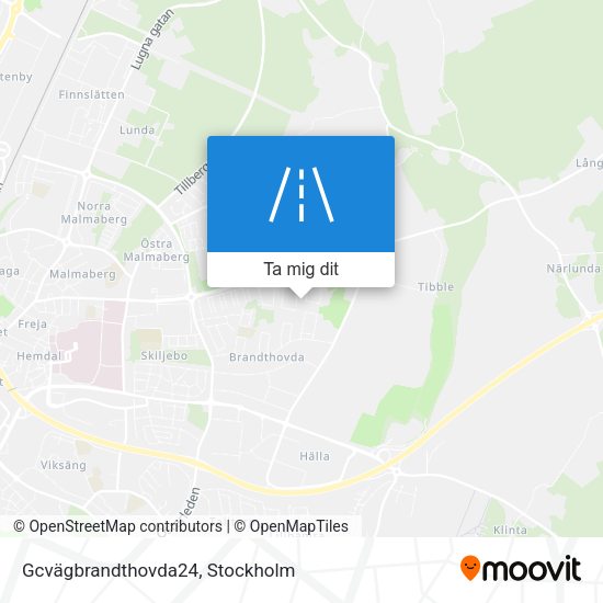 Gcvägbrandthovda24 karta