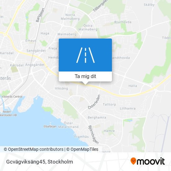 Gcvägviksäng45 karta