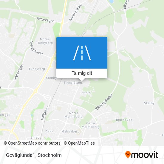 Gcväglunda1 karta