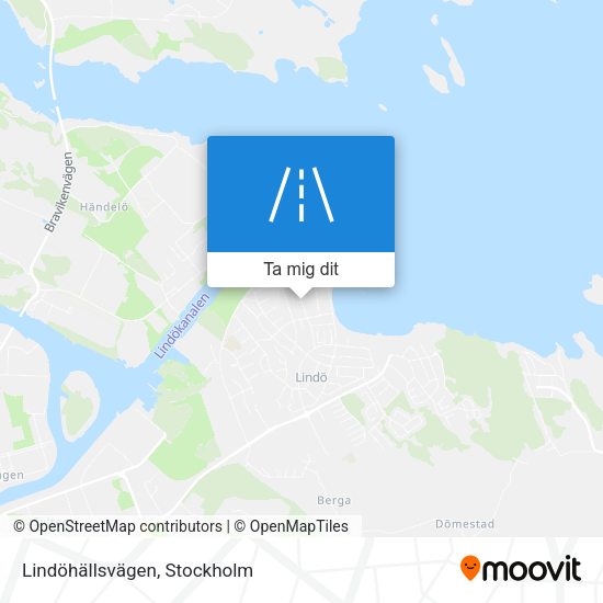 Lindöhällsvägen karta