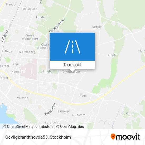 Gcvägbrandthovda53 karta