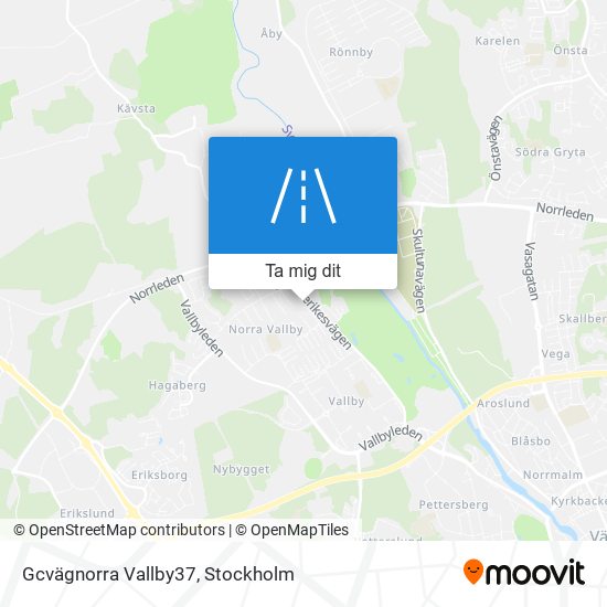 Gcvägnorra Vallby37 karta