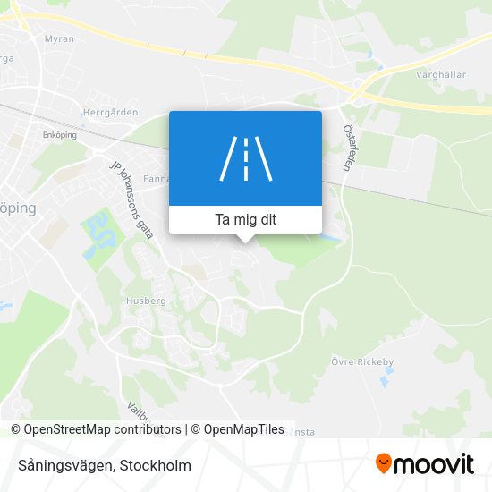 Såningsvägen karta