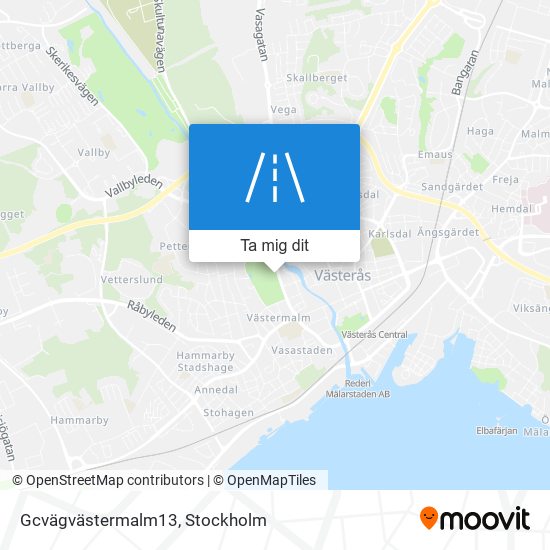 Gcvägvästermalm13 karta