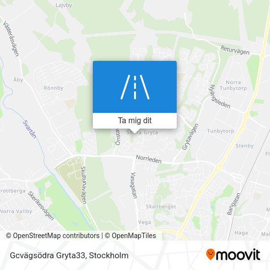 Gcvägsödra Gryta33 karta