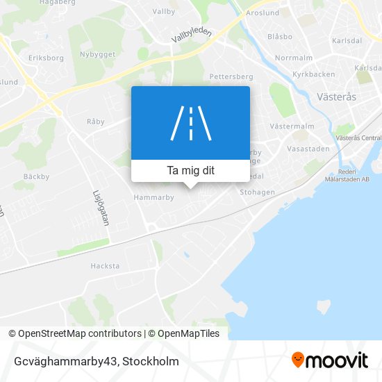 Gcväghammarby43 karta