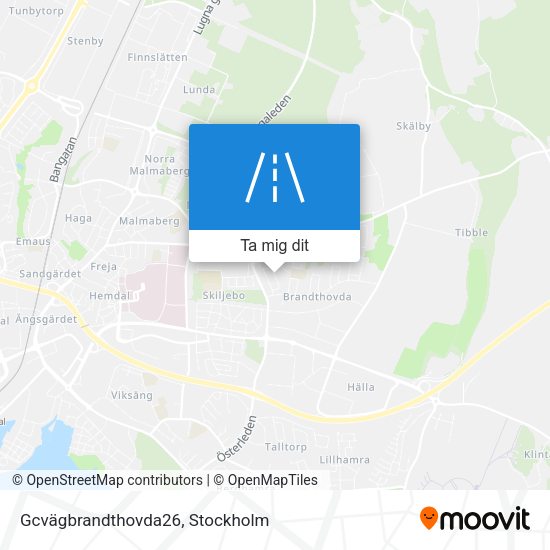 Gcvägbrandthovda26 karta