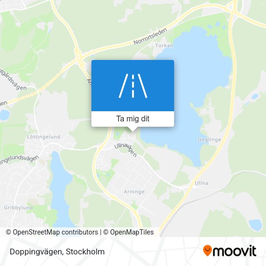 Doppingvägen karta