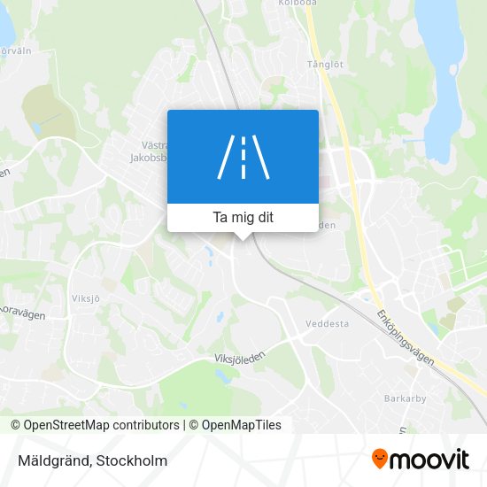 Mäldgränd karta