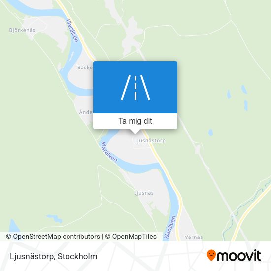 Ljusnästorp karta