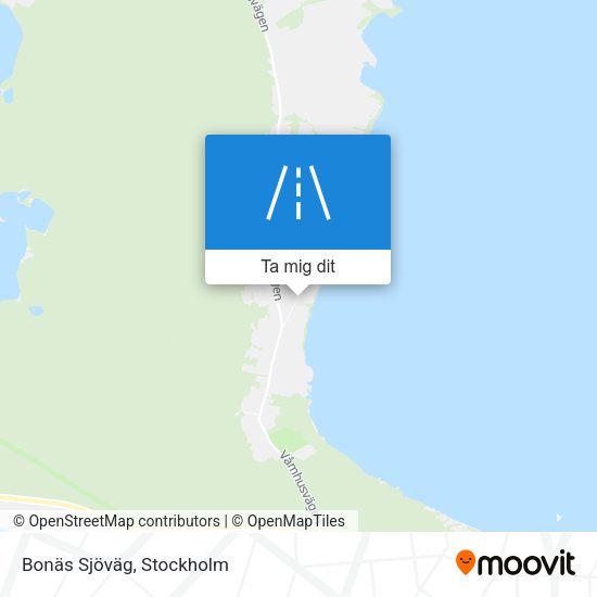 Bonäs Sjöväg karta