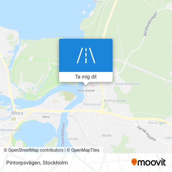 Pintorpsvägen karta