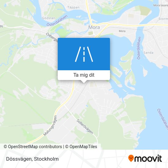Dössvägen karta