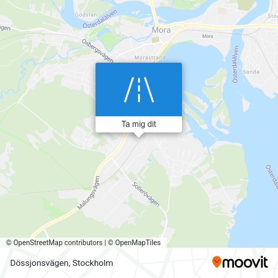Dössjonsvägen karta