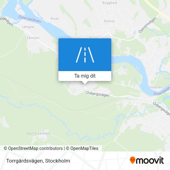 Torrgärdsvägen karta