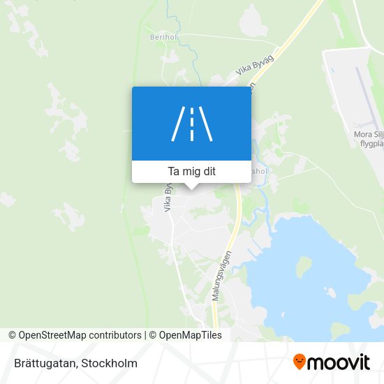 Brättugatan karta