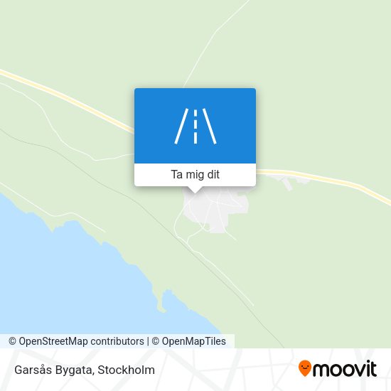 Garsås Bygata karta