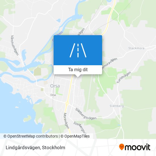 Lindgårdsvägen karta