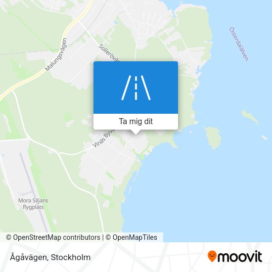 Ågåvägen karta