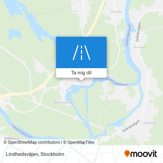 Lindhedsväjen karta