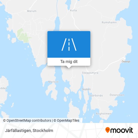 Järfällastigen karta