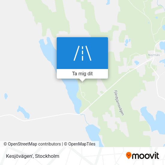 Kesjövägen' karta