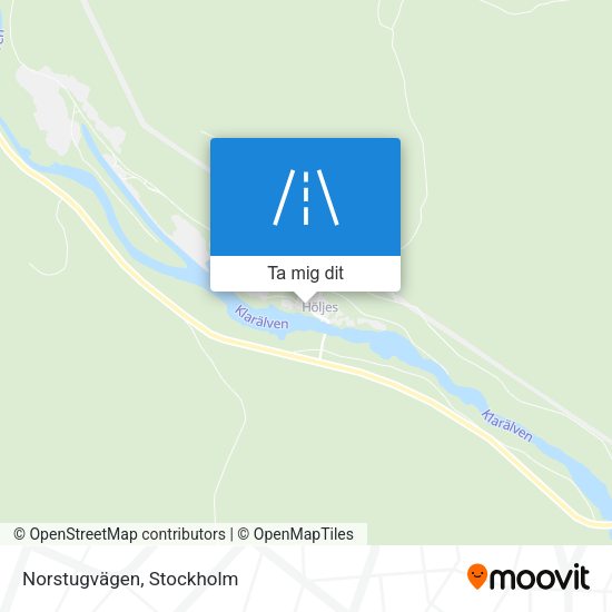Norstugvägen karta