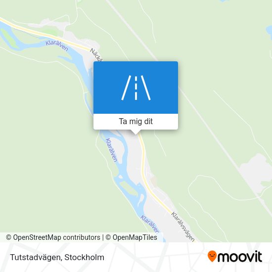 Tutstadvägen karta