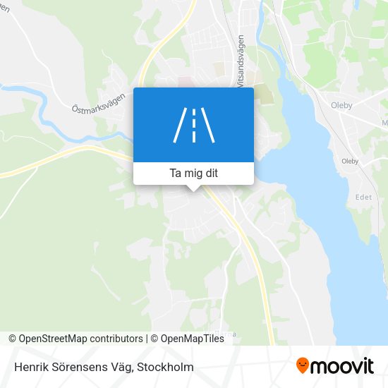 Henrik Sörensens Väg karta