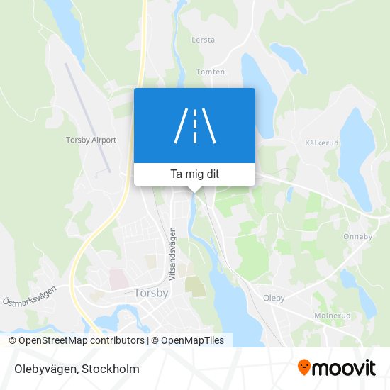 Olebyvägen karta