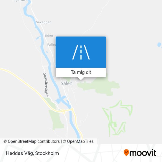 Heddas Väg karta