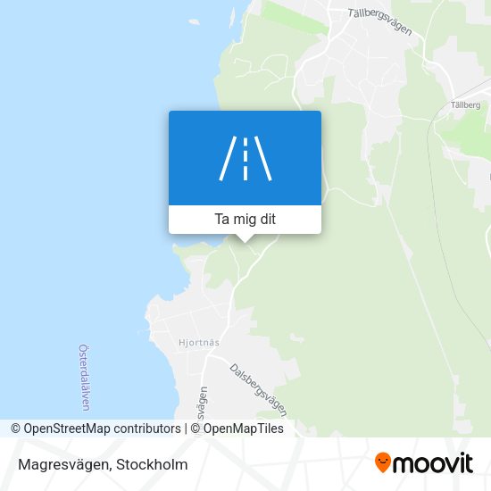 Magresvägen karta