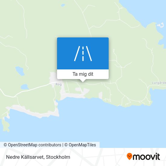 Nedre Källsarvet karta