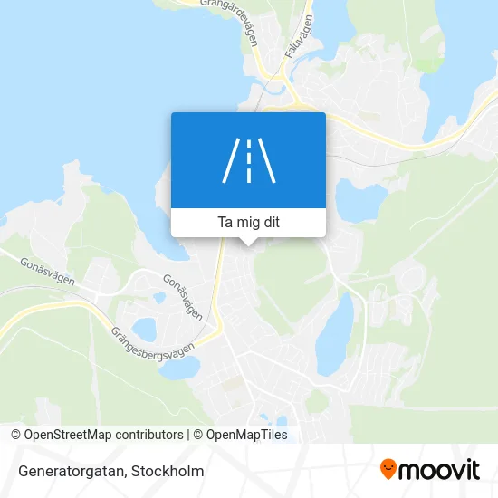 Generatorgatan karta