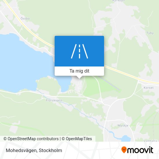 Mohedsvägen karta