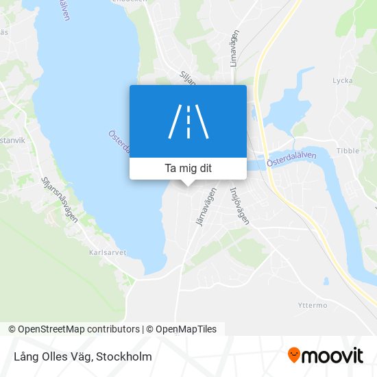 Lång Olles Väg karta