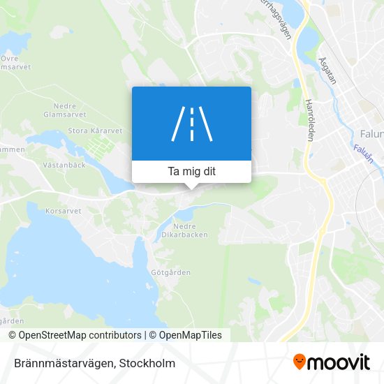 Brännmästarvägen karta
