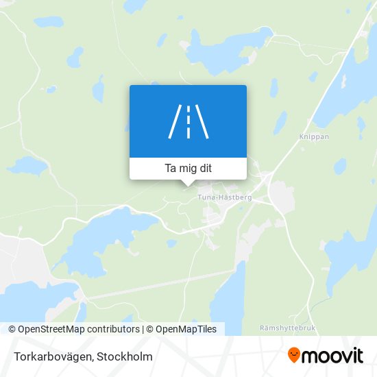 Torkarbovägen karta