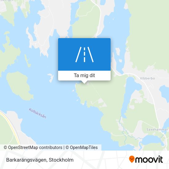 Barkarängsvägen karta