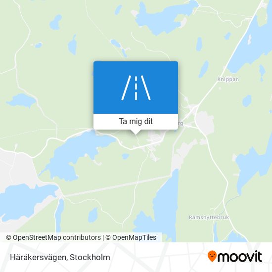 Häråkersvägen karta