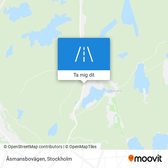 Åsmansbovägen karta