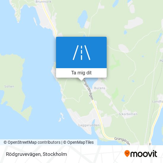 Rödgruvevägen karta