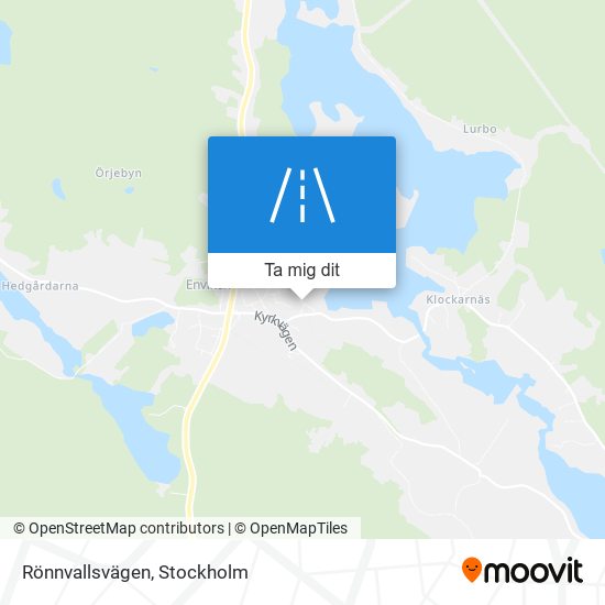 Rönnvallsvägen karta