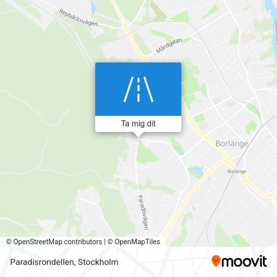Paradisrondellen karta