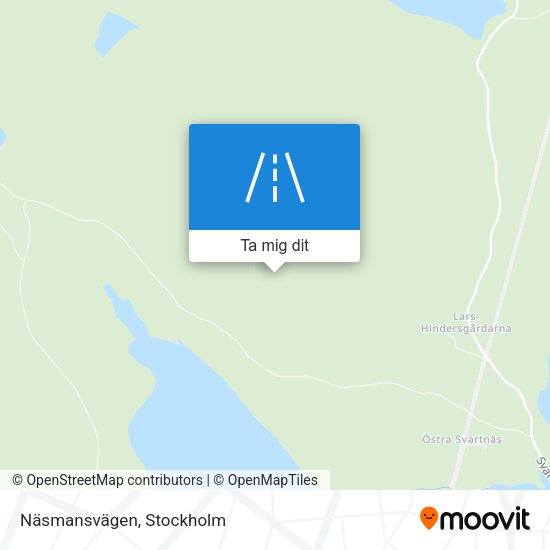 Näsmansvägen karta
