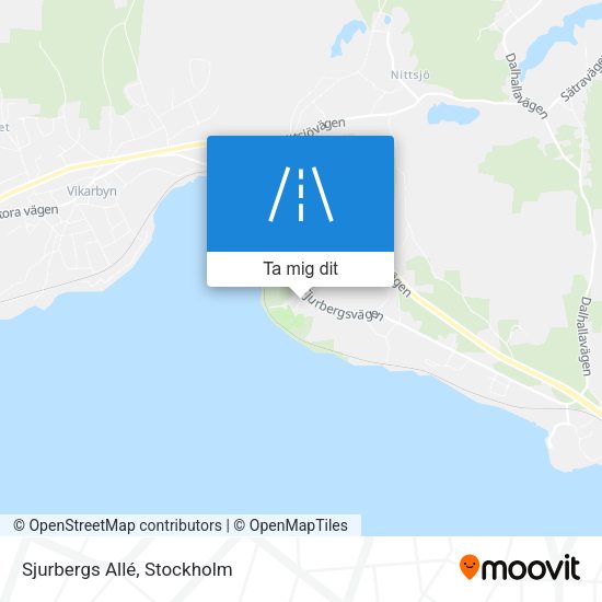 Sjurbergs Allé karta