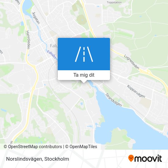 Norslindsvägen karta
