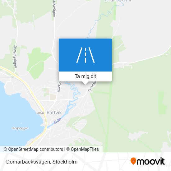 Domarbacksvägen karta