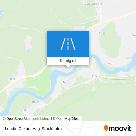 Lundin Oskars Väg karta